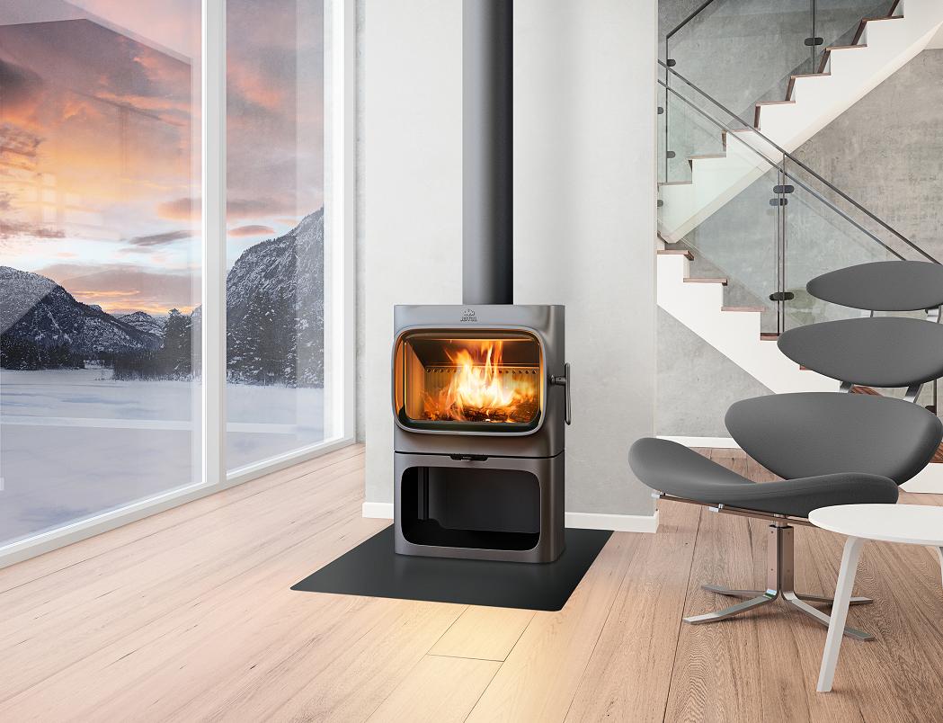 Żeliwny Piecyk/kominek Jøtul F 620 B z płytą do gotowania F 305 R B BP int 1 - Żeliwny Piecyk/kominek Jøtul F 620 B z płytą do gotowania